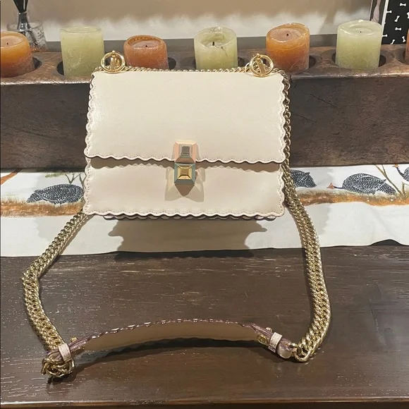 Beyond Stunning Fendi Kan I Leather Crossbody Bag - Picture 4 of 13